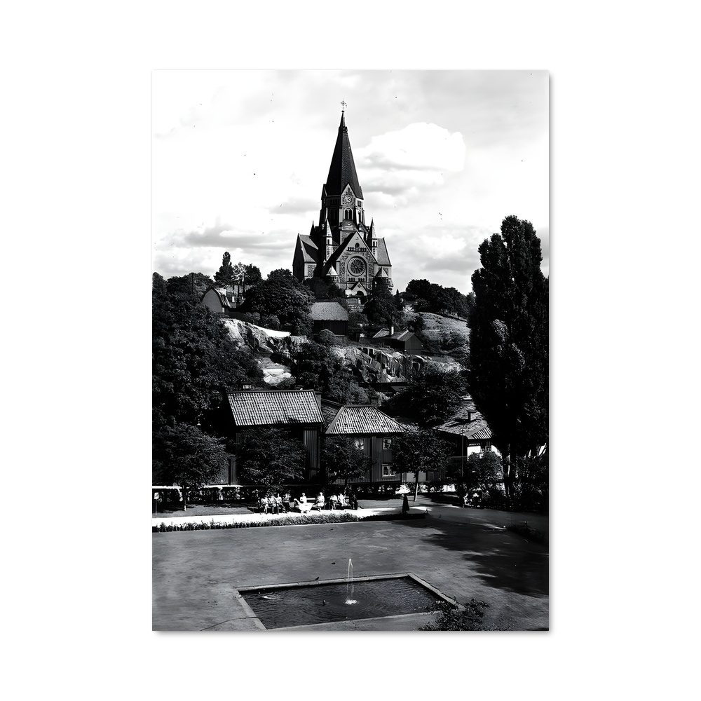 Poster Église sur la Colline
